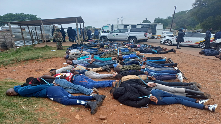 More than 120 suspected illegal miners arrested in Fochville